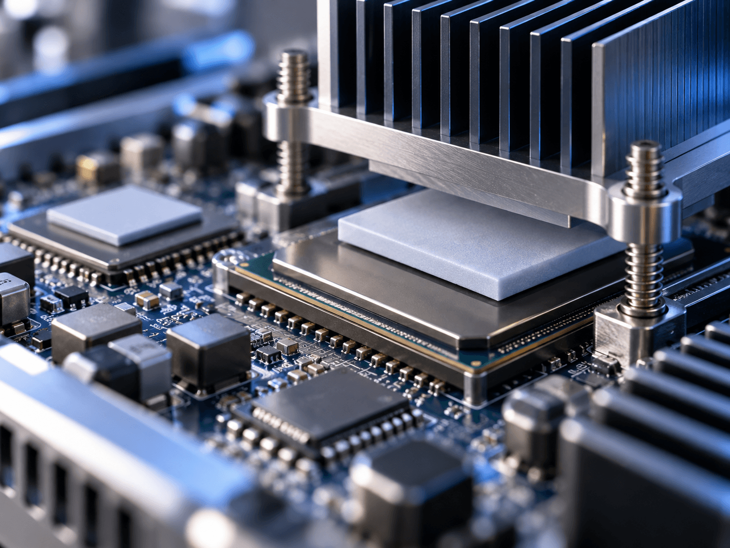 Electronics material application