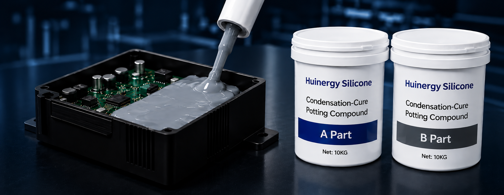 10:1 Two-Component Condensation-Cure Potting Compound