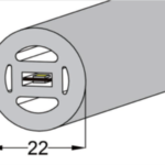 φ22 Top View Silicone Neon Flex Sleeve for 6mm PCB - Flexible Silicone Neon LED Strip Manufacturer for OEM Projects thumbnail