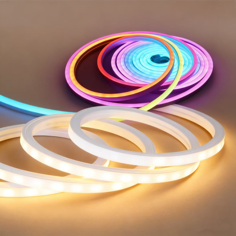 1616 Top View Silicone Neon Flex Sleeve 适用于 10mm PCB - 柔性 Silicone Neon LED灯带 Manufacturer 适用于 OEM Projects thumbnail