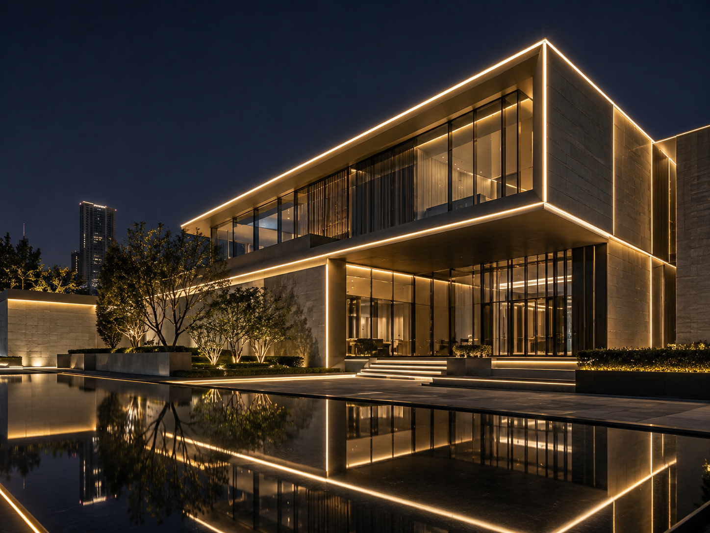 Building Outline Lighting — 建筑轮廓
