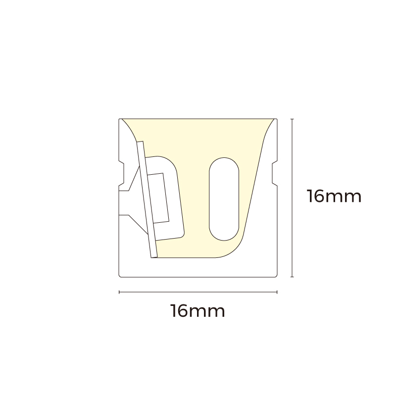 AFS1616-DMX512 White neon light-24V